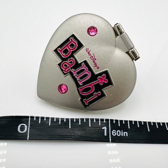 Bambi Heart Locket Hinged Disney Pin DLRP Disneyland Resort Paris Trading RARE - Picture 7 of 8